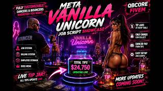 FREE Meta Vanilla Unicorn Job Script Showcase | QBCore FiveM
