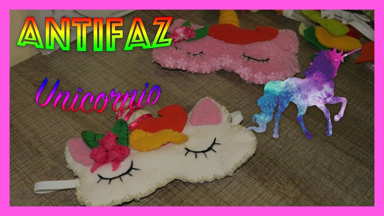 Diy Antifaz De Unicornio Para Dormir FÁcil Y RÁpido Youtube