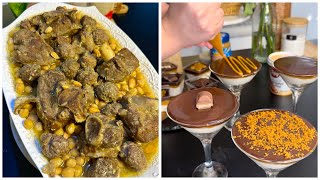 فكرة أول طاولة رمضانية متوم عاصمي و تحلية كؤوس الشوكولاتة بالكراميل 😍 رايحة تحمري وجهك هاد رمضان 👌