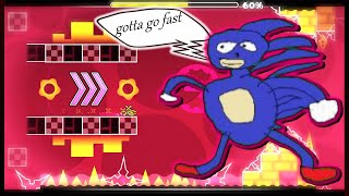 Geometry Dash Electrodynamix 1.7x speed 100% all coins