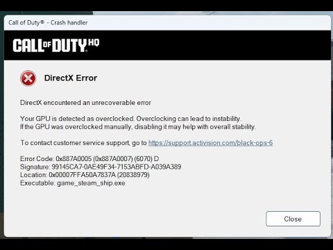 🔫 COD DirectX