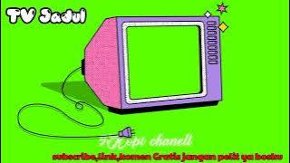 green screen Bingkai TV jadul