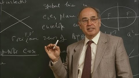 Michael Atiyah, Lecture series 3/4 "Elliptic Boundary Value Problems" [2008]