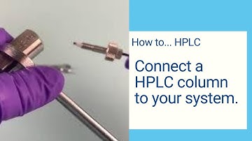 How to Connect a KNAUER HPLC Column to your System.