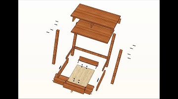 Dressing Table Assembly | IKEA STYLE | 3D CAD animation