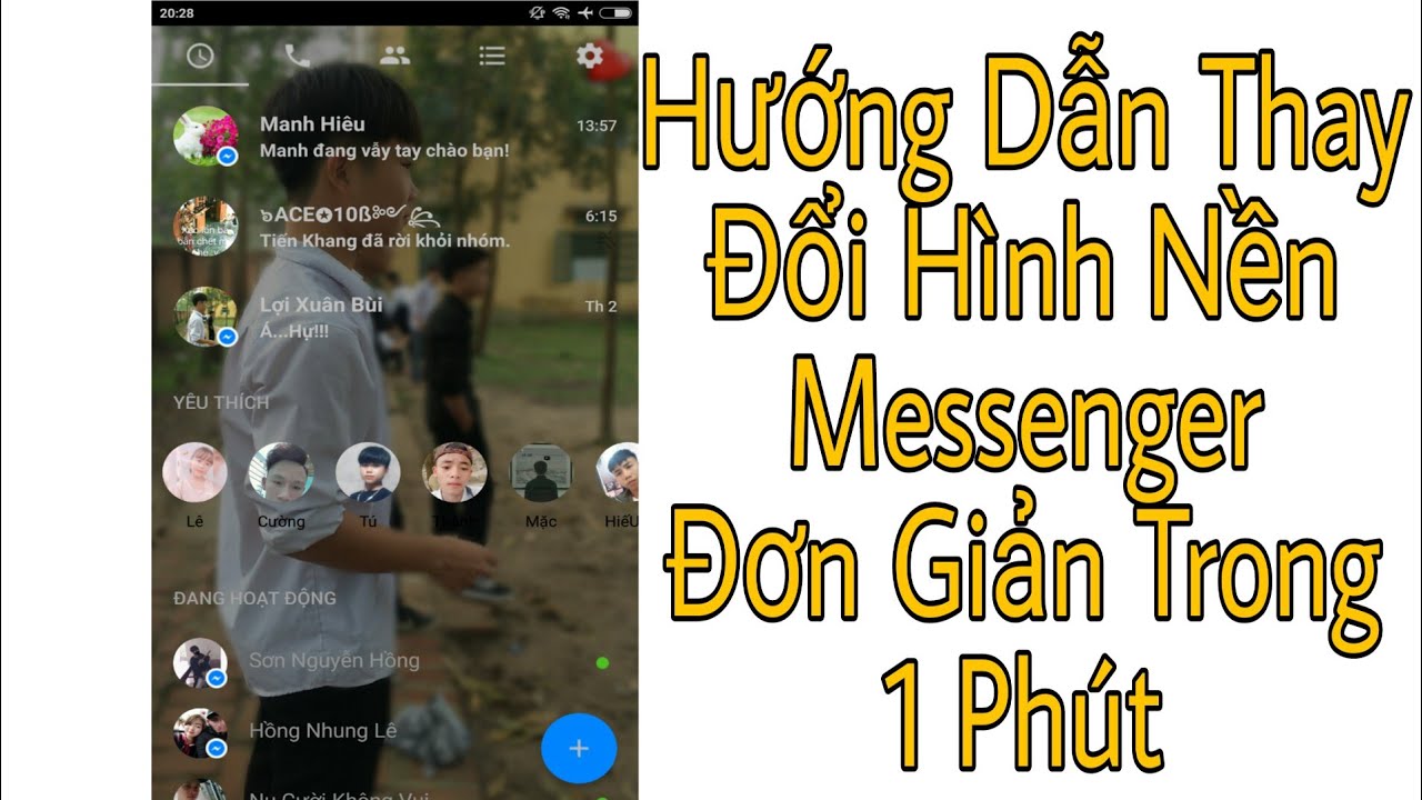 Cách đổi hình nền tin nhắn Messenger trên điện thoại máy tính cực dễ