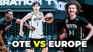 Isaac Ellis & OTE All-Stars vs INTERNATIONAL HOOPERS! ANGT Tournament LIVE From Germany 🔥