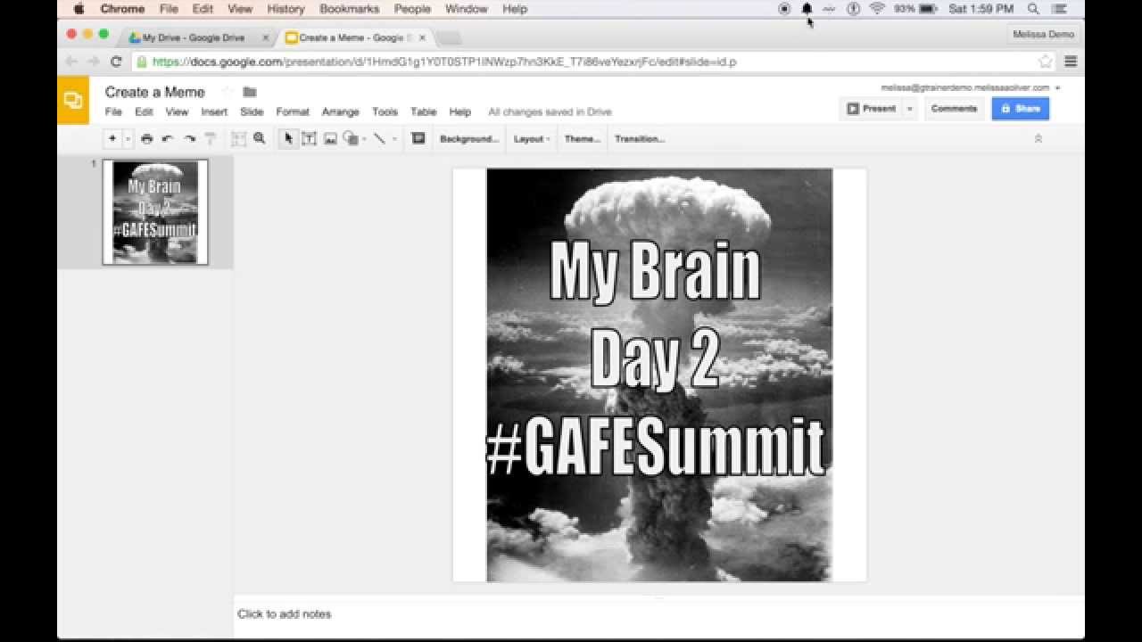 Create A Meme In Google Slides YouTube