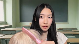 asmr Omegaverse Rude Alpha Girl Has A Crush On Yousoft Spokenhair Brushing Massagetingle