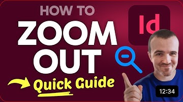 How to ZOOM OUT in Adobe InDesign (Step by Step) 2025
