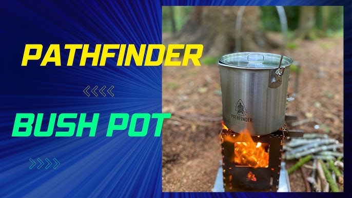 Pathfinder Bush Pot Stove / Estufa Camping para lata de alcohol –