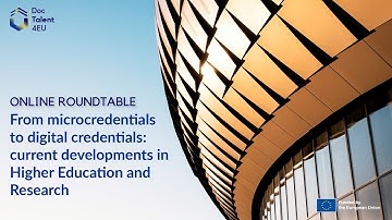 From micro-credentials to Digital Credentials: Current Developments in Higher Education and Research