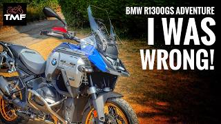 I Was WRONG About The BMW R1300GS Adventure!