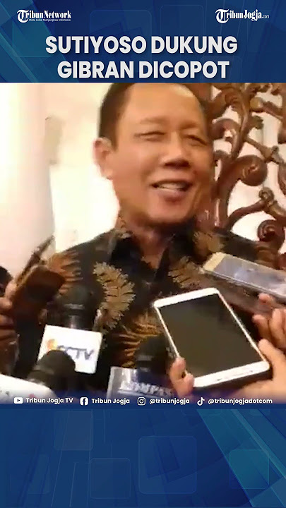 SUTIYOSO DUKUNG PERMINTAAN PURNAWIRAWAN TNI COPOT WAPRES, SEBUT GIBRAN TAK BISA URUS NEGARA #Shorts