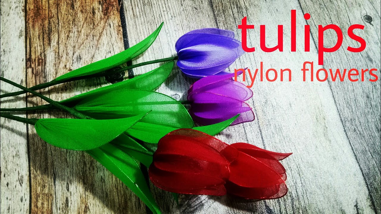 how to make nylon stocking tulips || tutorial membuat bunga stocking tulip