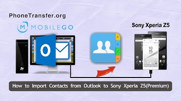 How to Import Contacts from Outlook to Sony Xperia Z5 (Premium) Easily