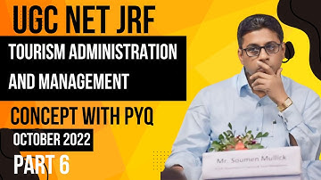 UGC NET/JRF Question paper Solved & Analysis : Tourism Administration & Management ( October 2022)