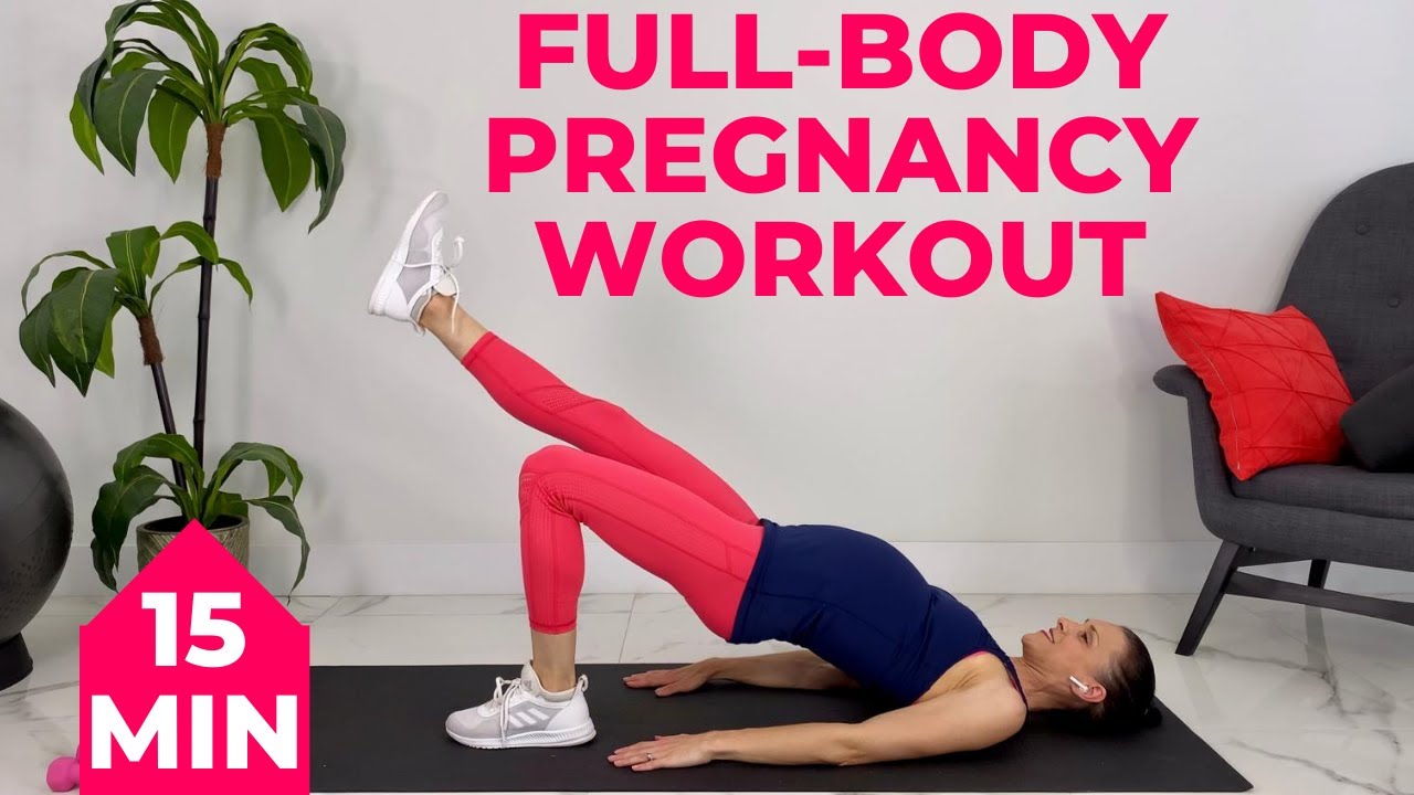 15 Minute Pregnancy Workout (Second Trimester + Third Trimester