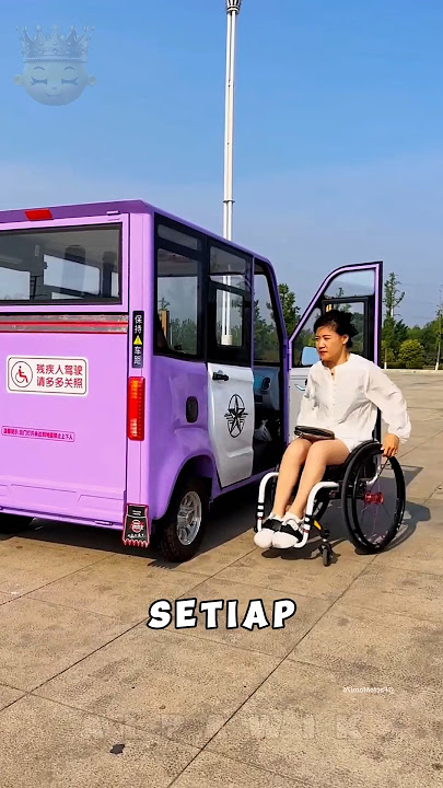 This Girl Drives Greatly Even in a Wheelchair