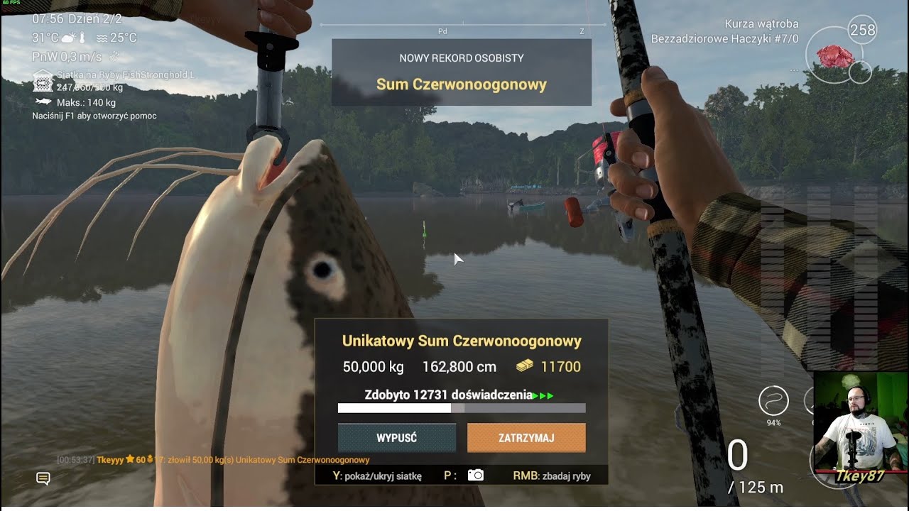 Fishing Planet Unikatowy Sum Czerwonoogonowy Unique Redtail Catfish Bolivia Youtube