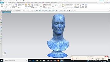 Reverse Engineering of Human Body in Unigraphics NX or Reverse Engineering Tutorials in NX 12