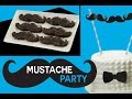 MUSTACHE Party Ideas - Brownies, Tuxedo Cake DIY & Cupcakes | Sweet Styling with Elise Strachan