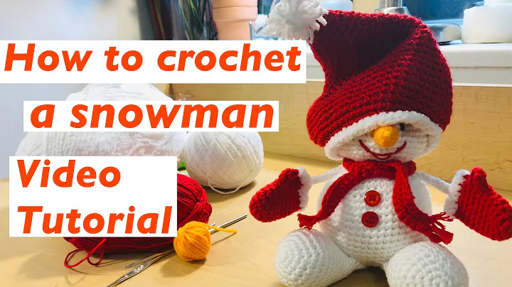 Adorable Crochet Snowman: Learn Amigurumi Technique