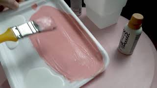 Como fazer tinta rosê em casa (rosa queimado,rosa nude, rosa pastel)#decoracaodeparede #diy #boho