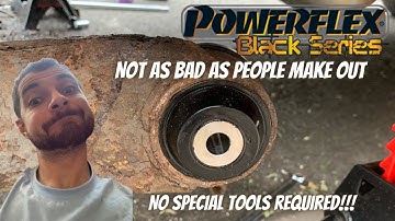 MK6 Fiesta ST150 Fitting Powerflex Rear Axle Bushes