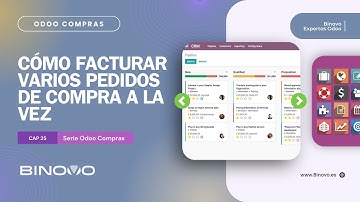 ODOO Compras | Tutorial 25 📌 Cómo facturar varios pedidos de compra a la vez