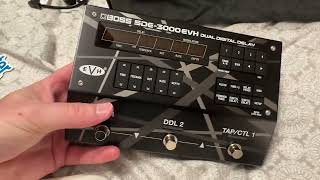 EVH/Boss SDE-3000 Dual Delay Pedal Unboxing!