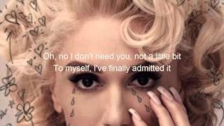 Gwen Stefani - Me Without You (Lyrics)