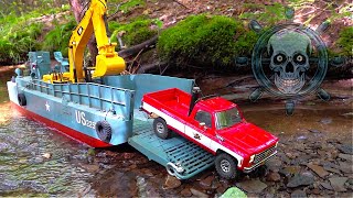 LCM3 Transports Cargo Up-River for Givernment Eco Sample | RC ADVENTURES