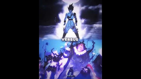 goku #vs sung jin woo | jinwoo dragon ball x solo leveling