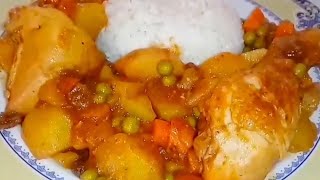 Estofado de pollo *guiso  tradicional  peruano *receta casera fácil de preparar *cocina sana.