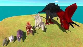 The Evolution Of Ultimasaurus - Dinosaur War | Animal Revolt Battle Simulator