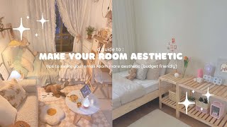 10 ways to make your room more aesthetic than EVER ✨✨| queen of aesthetic