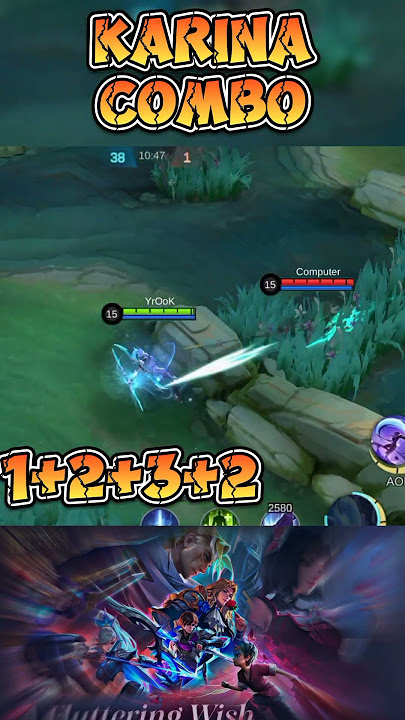 Karina combo for beginners 🫂#mobilelegendstoday #mobilelegends #foryou #mlbb #karina
