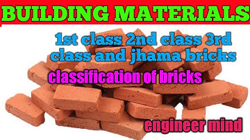 @9852engineermind classification of bricks||first class brick||second class brick||third class brick
