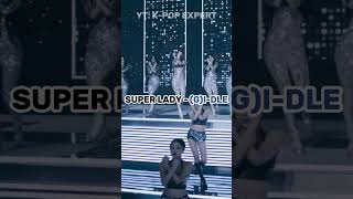 K-POP MVS WITH A LOT OF BACK-UP DANCERS. INTRO: SUPER LADY, (G)I-DLE#kpop#shorts#straykids#ateez#mvs