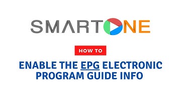 How to enable the EPG (Electronic Program Guide) info | SmartOne App