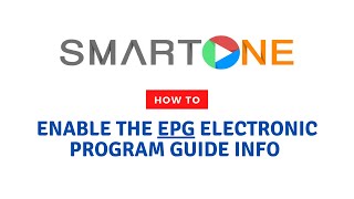 How to enable the EPG (Electronic Program Guide) info | SmartOne App screenshot 4