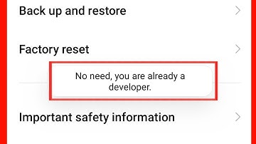 No Need You Are Already A Developer | How To Fix No Need You Are Already A Developer Problem