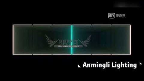 Anmingli Al-DC180 led pixel-mapping strip are used in the launch of Volkswagen