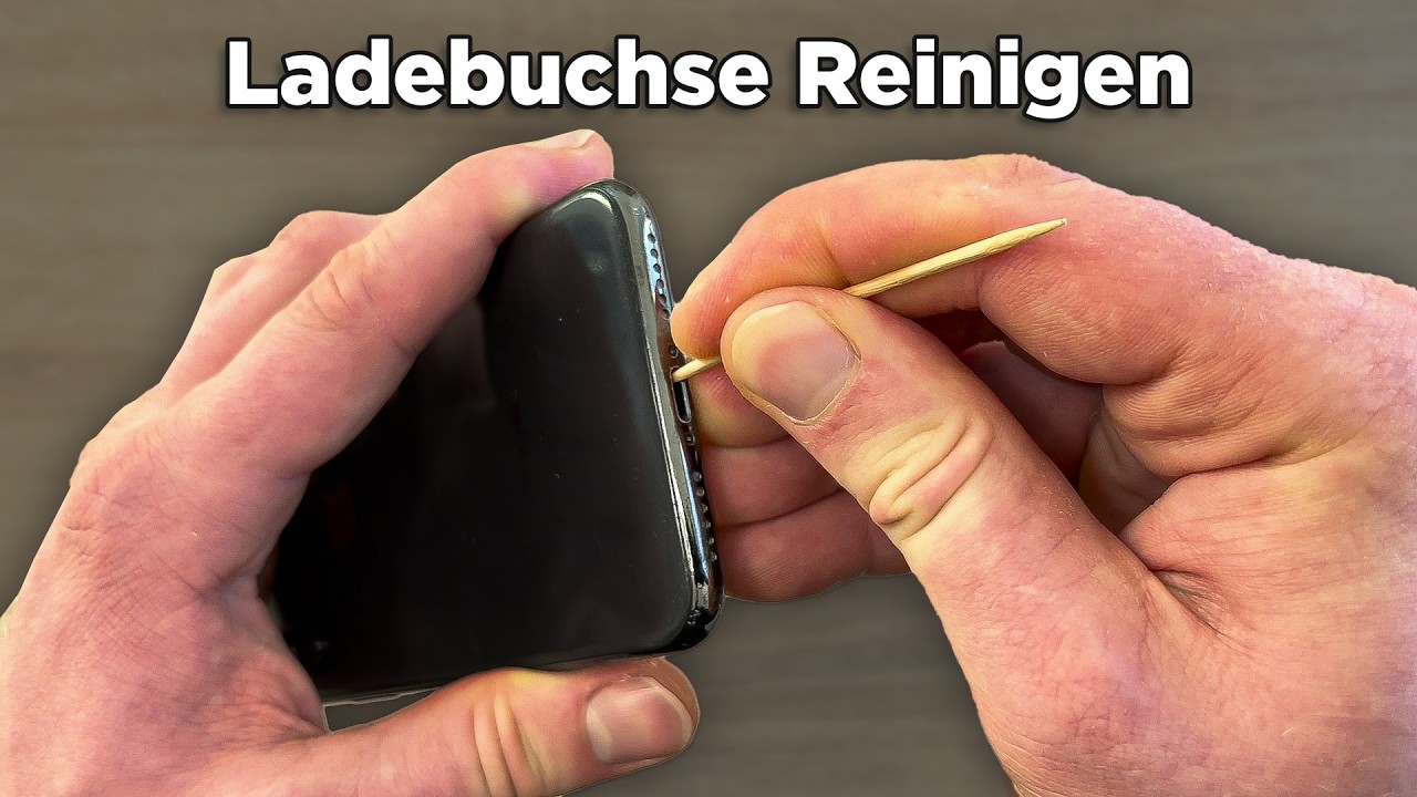 Wunderbar Ladebuchse Iphone Reinigen Bild
