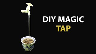 DIY how to make Magic Tap | Floating Fountain ~ Water Feature