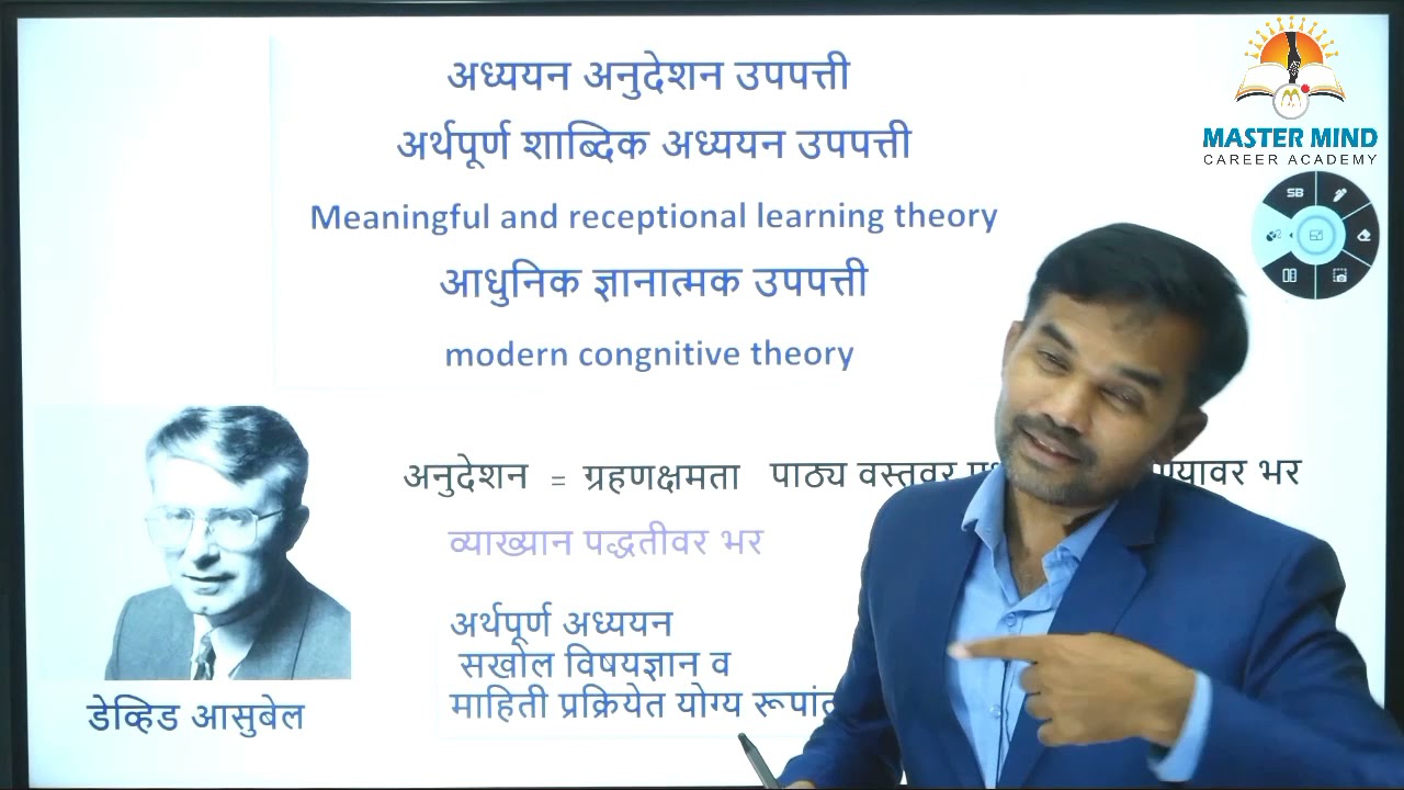 अध्ययन अनुदेशन उपपत्ती|  अर्थपूर्ण शाब्दिक अध्ययन उपपत्ती | आधुनिक ज्ञानात्मक उपपत्ती | डेविड आसुबेल