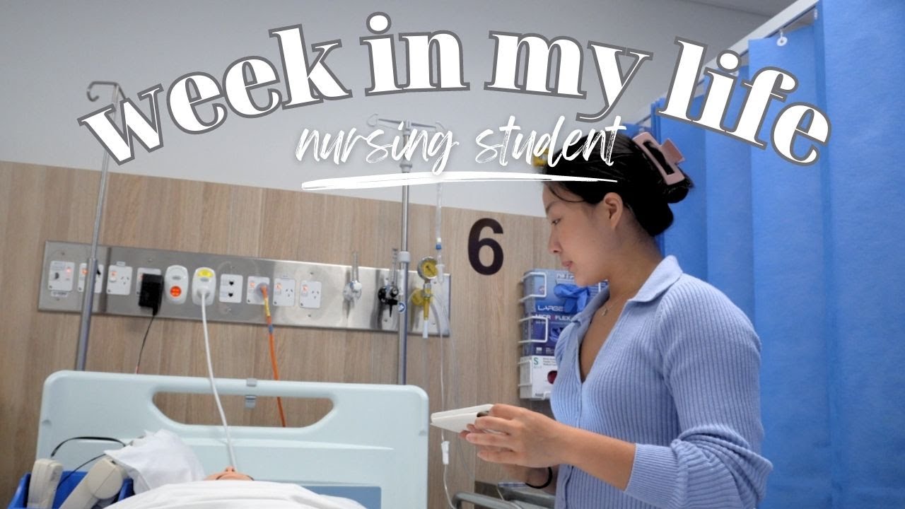 WEEK IN MY LIFE AS A NURSING STUDENT | clinical skills, cramming papers ...