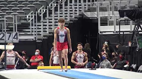 Nicolas Kuebler - Vault - 2021 U.S. Gymnastics Cha...