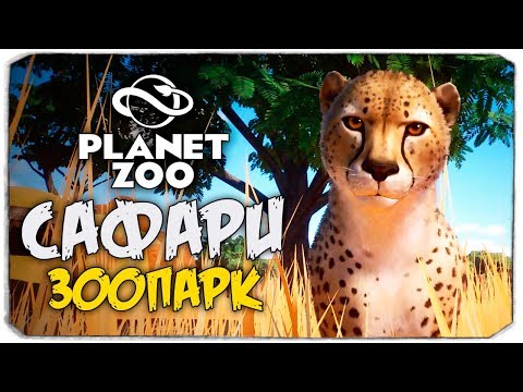 Видео: Гепарды в моем сафари-зоопарке! - Planet Zoo